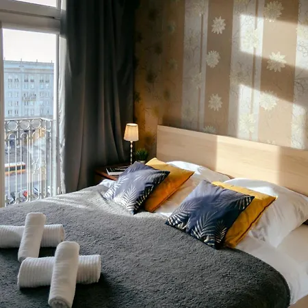 Appartement Plac Konstytucji 6 Orange - Dla 4 Osob - Bezplatny Parking - Free Parking - Piekny Widok Na Panorame Warszawy *