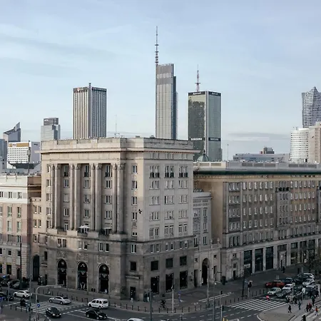 公寓 Plac Konstytucji 6 Orange - Dla 4 Osob - Bezplatny Parking - Free Parking - Piekny Widok Na Panorame Warszawy *