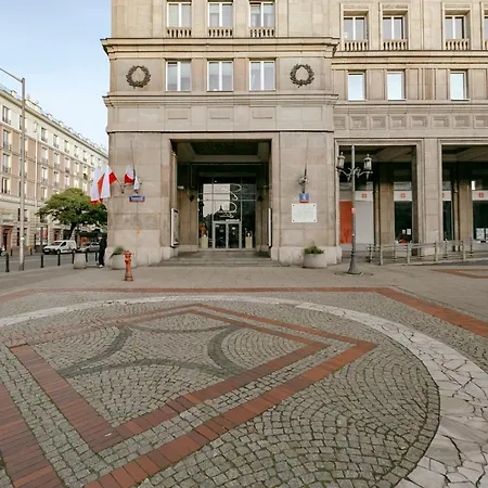 Plac Konstytucji 6 Orange - Dla 4 Osob - Bezplatny Parking - Free Parking - Piekny Widok Na Panorame Warszawy 华沙