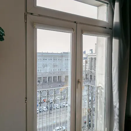 公寓 Plac Konstytucji 6 Orange - Dla 4 Osob - Bezplatny Parking - Free Parking - Piekny Widok Na Panorame Warszawy 华沙