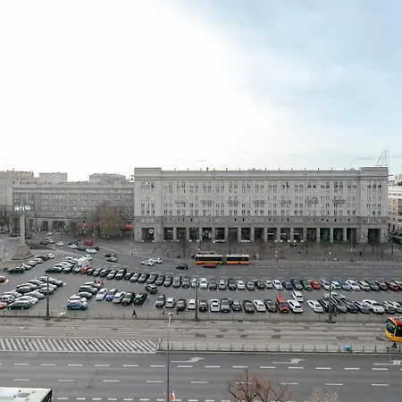 Plac Konstytucji 6 Orange - Dla 4 Osob - Bezplatny Parking - Free Parking - Piekny Widok Na Panorame Warszawy * 华沙
