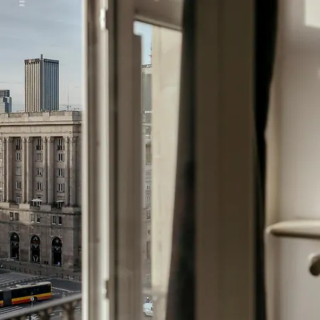 Plac Konstytucji 6 Orange - Dla 4 Osob - Bezplatny Parking - Free Parking - Piekny Widok Na Panorame Warszawy 公寓 华沙